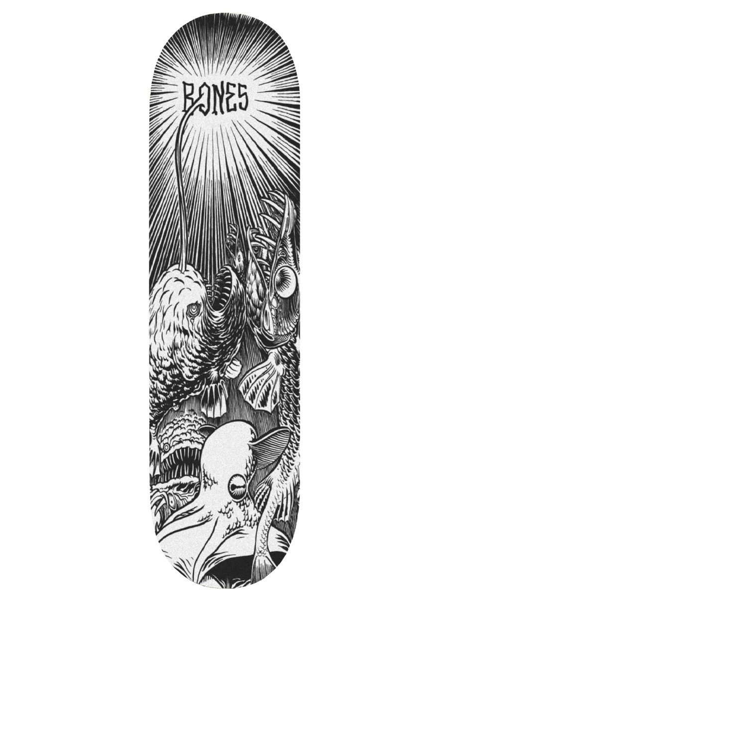 Bones Dark Waters Skateboard Grip Tape - White