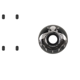 Bones Dark Waters V5 Sidecut Skateboard Wheels - Black 52mm