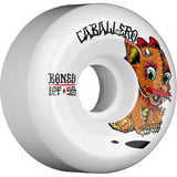 Bones SPF Cab Baby Dragon P5 Sidecut 84b Skateboard Wheels - White 58mm (Pack of 4)
