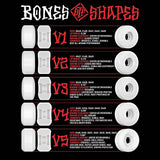 Bones STF Cruz Buena Vida V2 Locks 103a Skateboard Wheels - White 53mm (Pack of 4)