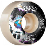 Bones STF Mcclung Unknown V1 Standard 99a Skateboard Wheels - White 52mm (Pack of 4)