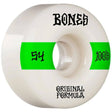 Bones OG 100'S #14 V4 Wide Skateboard Wheels - White 54mm