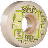 Bones Retros 99A V3 Slims STF Skateboard Wheels - White 54mm