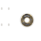 Bones Ripples 81B P5 Sidecut SPF Skateboard Wheels - White 56mm