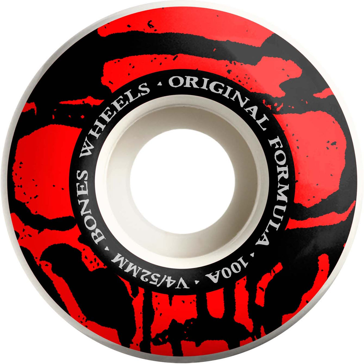 Bones Mummy Skulls O.G. Formula V4 Skateboard Wheels - White 52mm