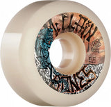 Bones STF McClain Primal V6 Wide-Cut 99a Skateboard Wheels - White 56mm (Pack of 4)