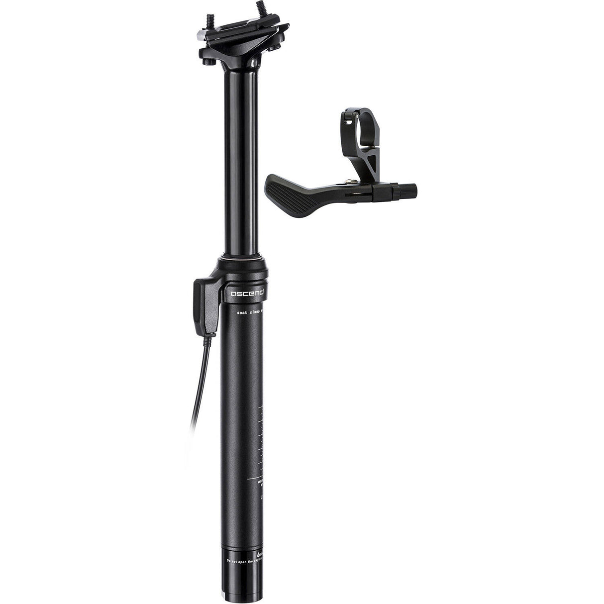 Brand-X Ascend II Dropper Seatpost (105mm & 125mm) - Black 31.6mm x 400mm x 125mm