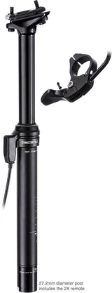 Brand-X Ascend II Dropper Seatpost 105mm Black - 27.2mm x 390mm