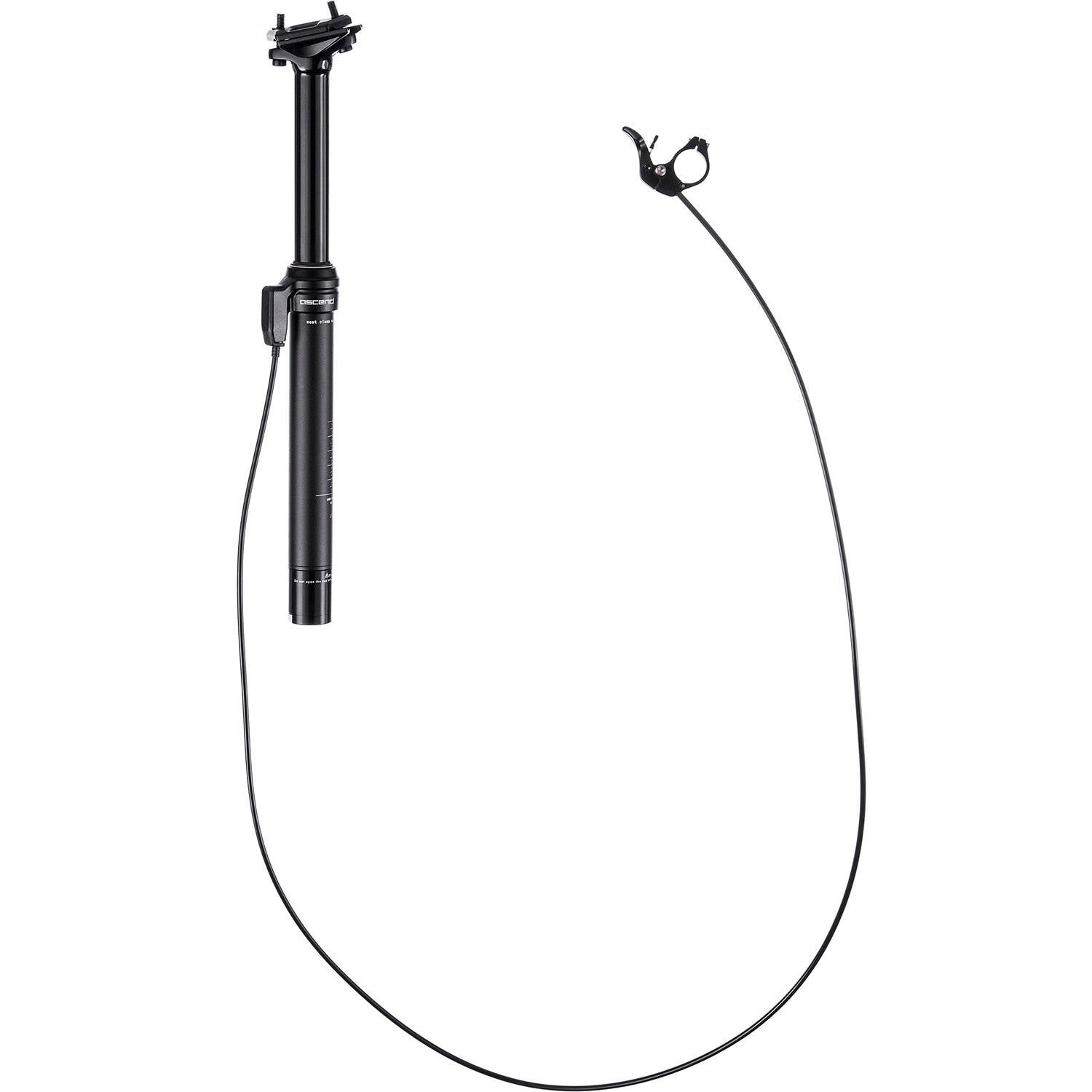 Brand-X Ascend II Dropper Seatpost 105mm Black - 27.2mm x 390mm