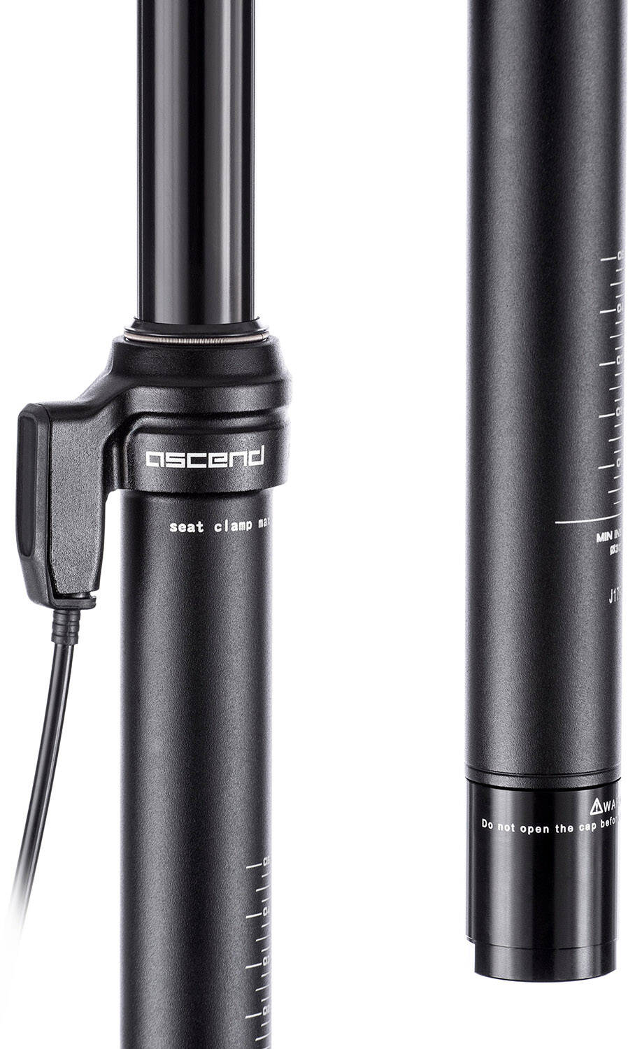 Brand-X Ascend II Dropper Seatpost 105mm Black - 27.2mm x 390mm