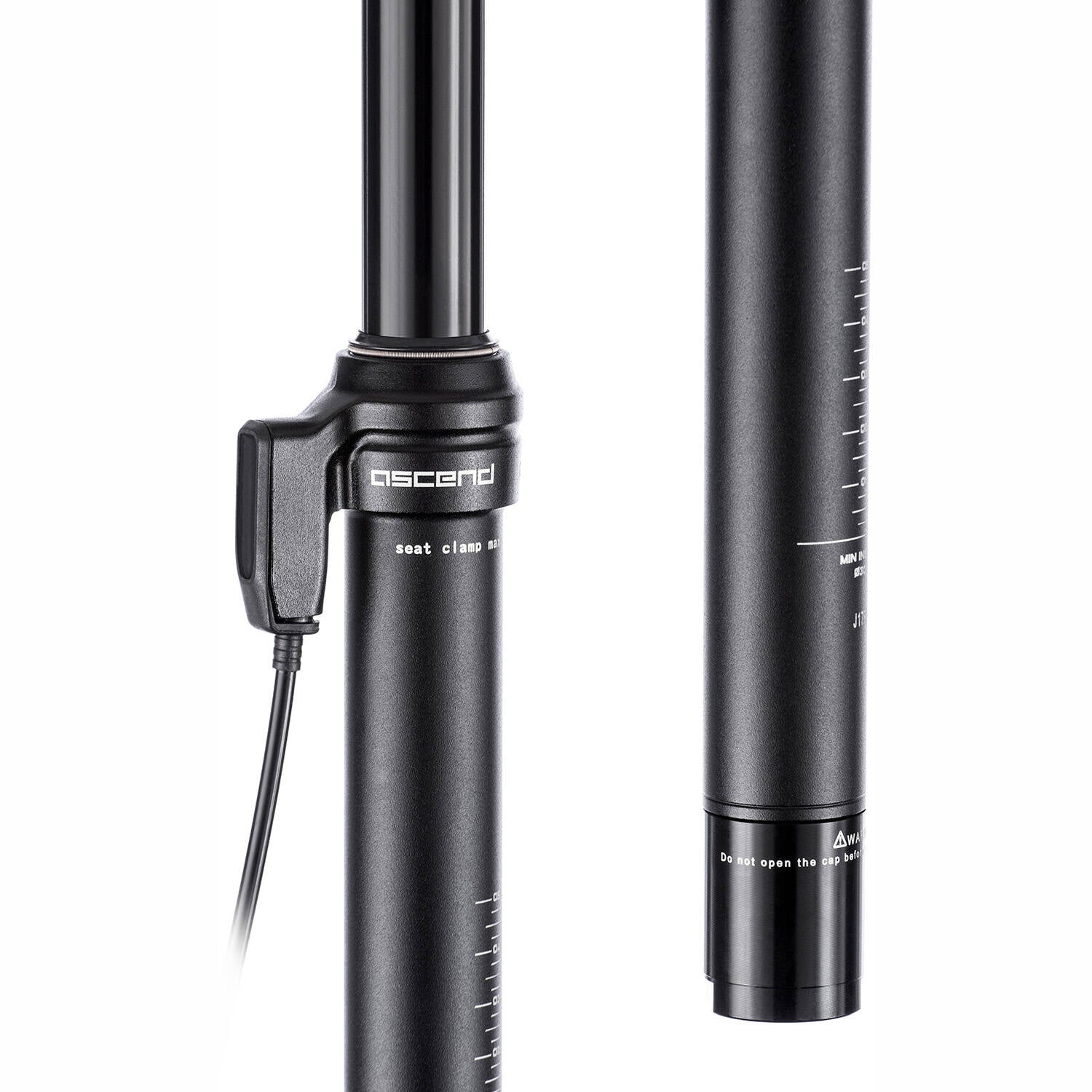 Brand-X Ascend II XL 170mm Dropper Seatpost - Black 31.6mm x 489mm 170mm