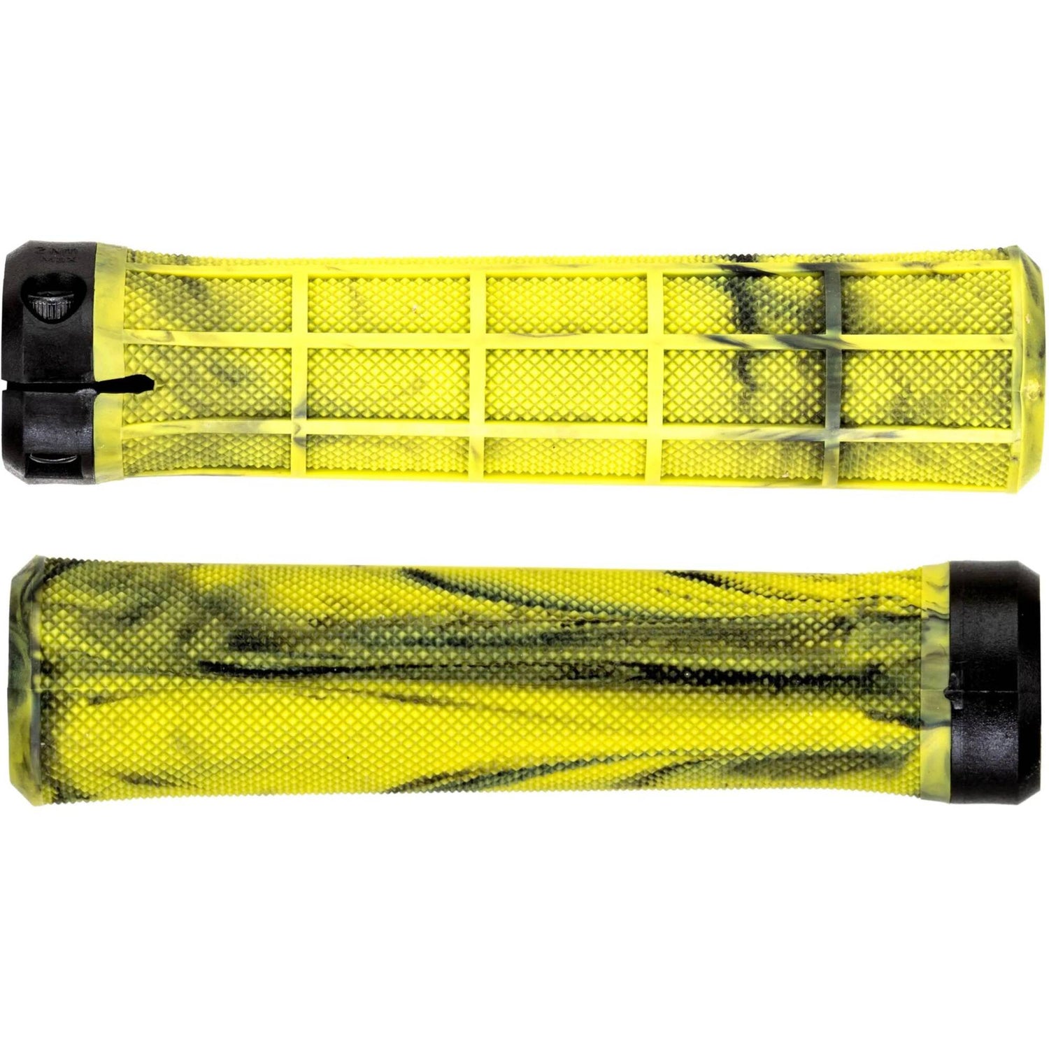 Brand-X Half Waffle Lock On Mountain Bike Grips - Camo