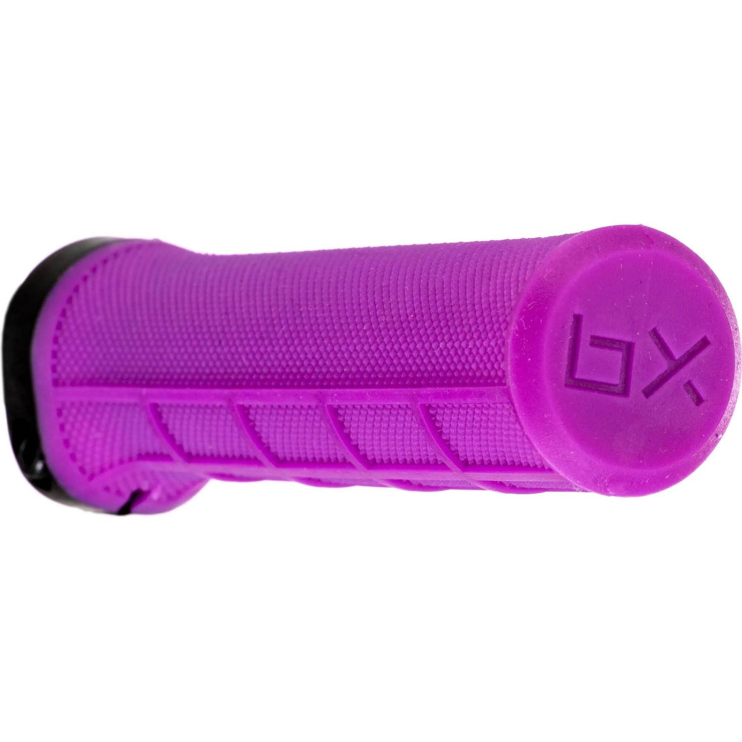 Brand-X Half Waffle Lock On Mountain Bike Grips - Purple