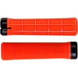 Brand-X Half Waffle Lock On Mountain Bike Grips - Red