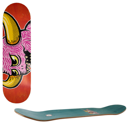 Toy Machine Brain Monster Skateboard Deck 8.25"
