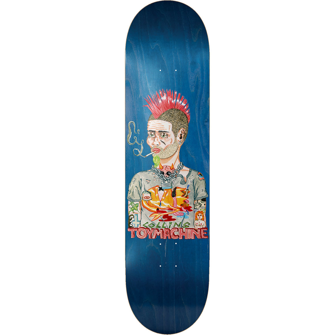 Toy Machine Mohawk Skateboard Deck - Collins 8.25"