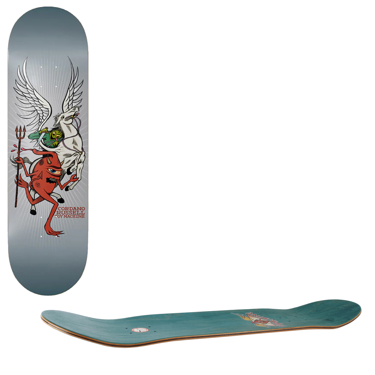 Toy Machine Pegasus Skateboard Deck - Russell 8"