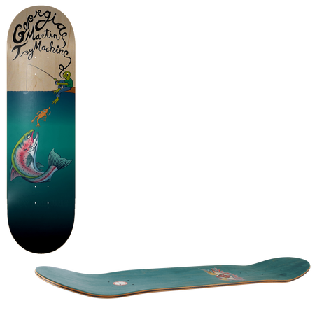 Toy Machine Fishing Skateboard Deck - Martin 8.25"