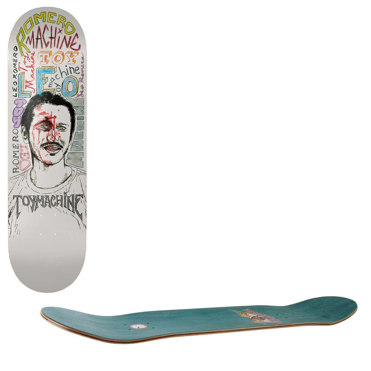 Toy Machine Mi Cara Skateboard Deck - Romero 8.38"