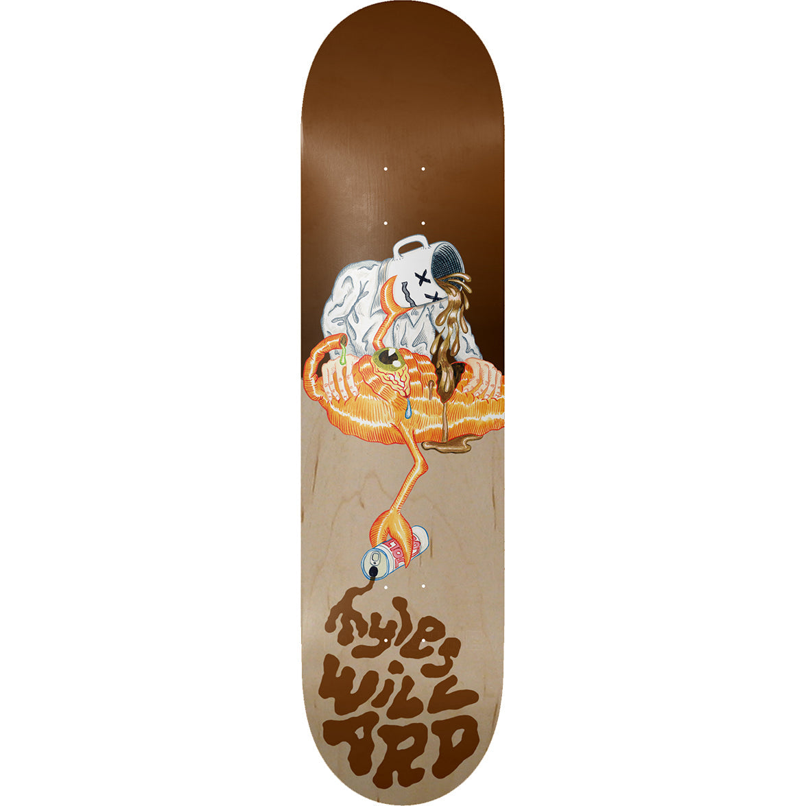 Toy Machine Forced Coffee Skateboard Deck - Willard 8.5"