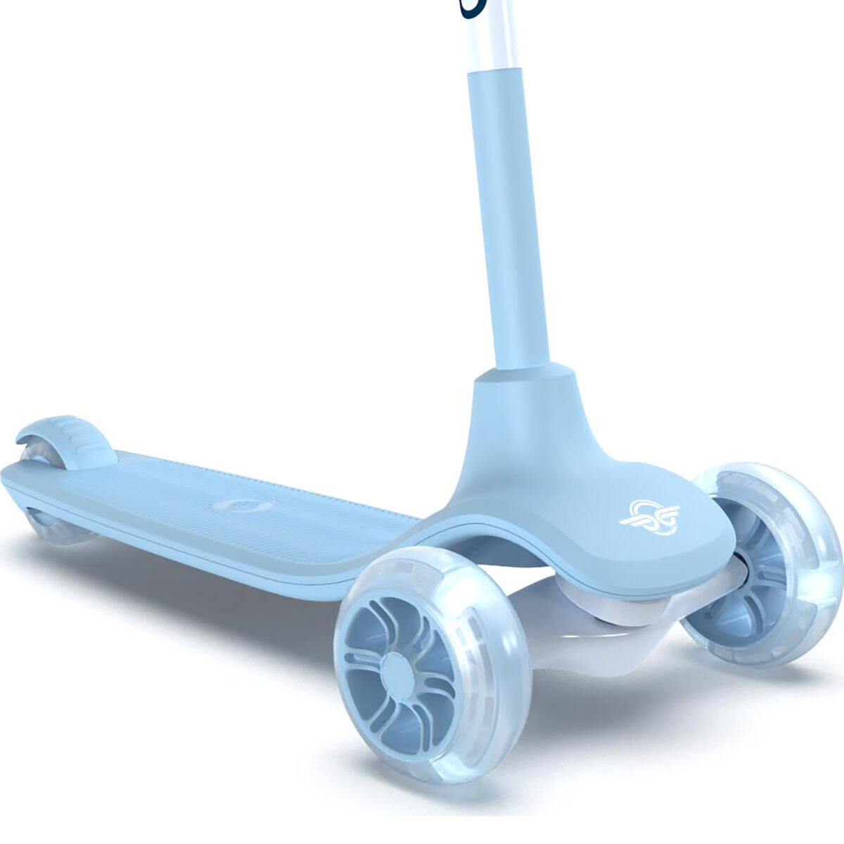 BIRD Birdie Light Up Glow 3 Wheeled Scooter - Sky Blue