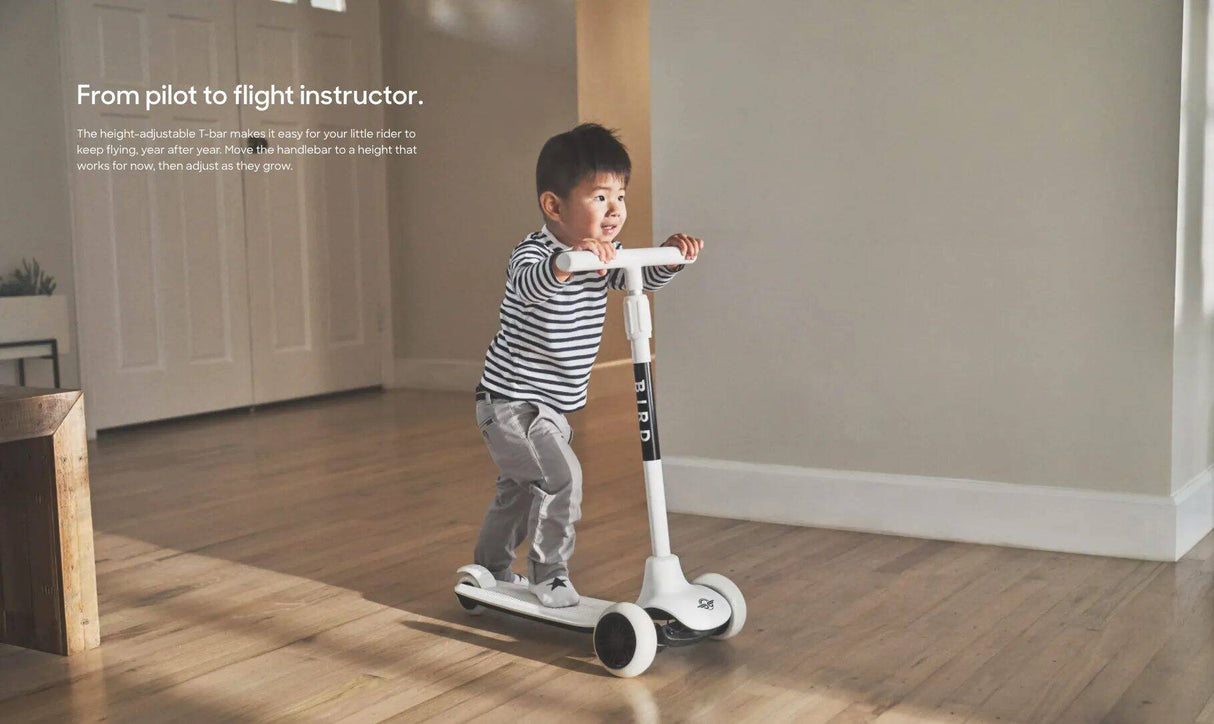 BIRD Birdie V2 3 Wheeled Scooter - Dove White