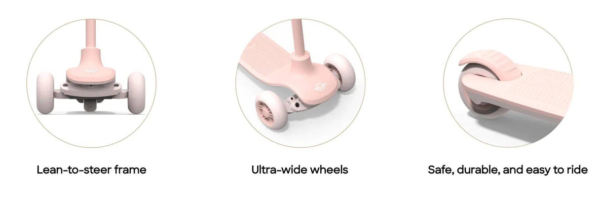 BIRD Birdie V2 3 Wheeled Scooter - Electric Rose Pink