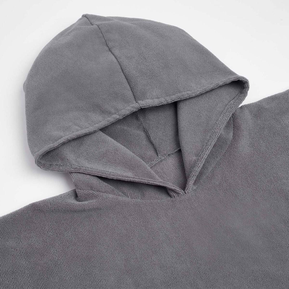 Brentfords Adult Towel Poncho - Charcoal