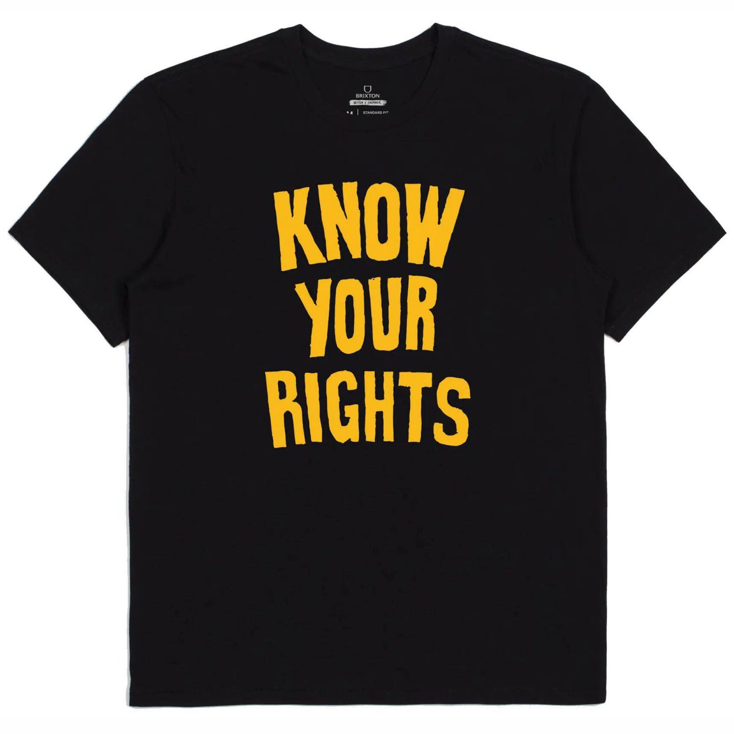 Brixton x Joe Strummer Know Your Rights II T Shirt - Black