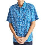 Brixton Lovitz Woven Shirt - Royal/White MED