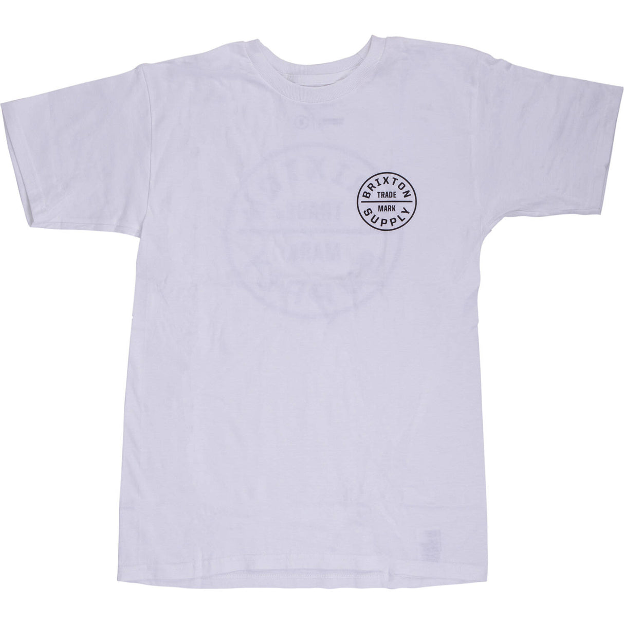 Brixton Oath T Shirt - White/Black