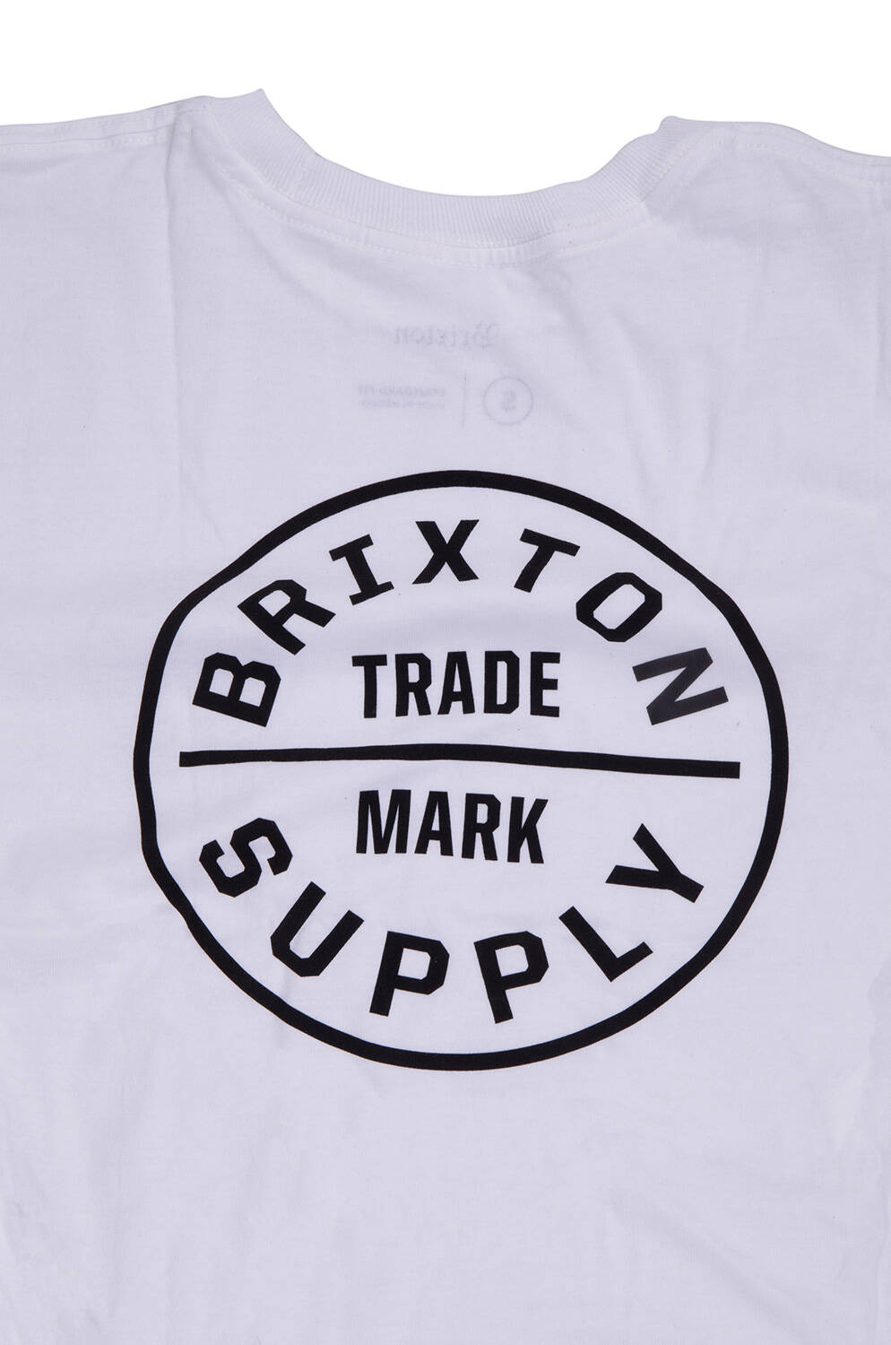 Brixton Oath T Shirt - White/Black