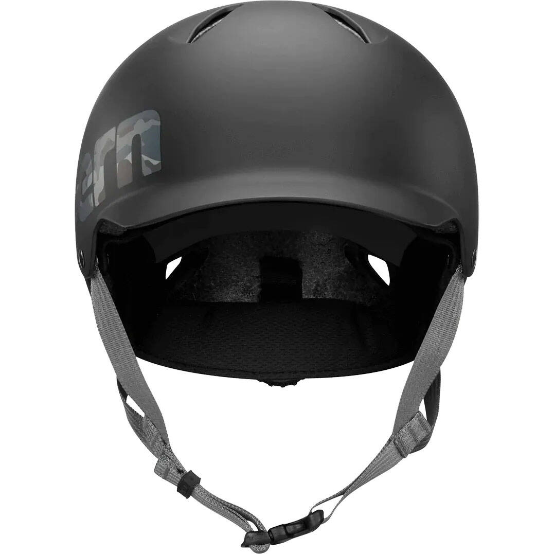 Bern Bandito EPS Junior Helmet - Matte Black/Camo Logo