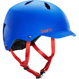 Bern Bandito EPS Junior Helmet - Matte Cobalt Blue