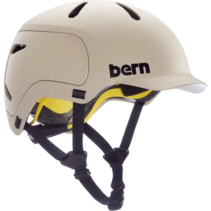 Bern Watts 2.0 Bike Helmet - Matte Sand