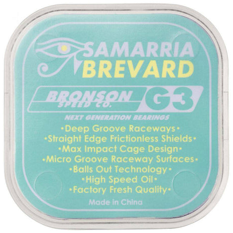 Bronson Speed Co. Samarria Brevard Pro G3 Bearings (Pack of 8)
