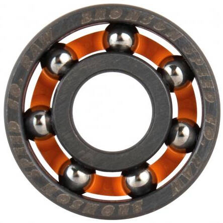 Bronson Speed Co. Raw Skateboard Bearings (Pack of 8)