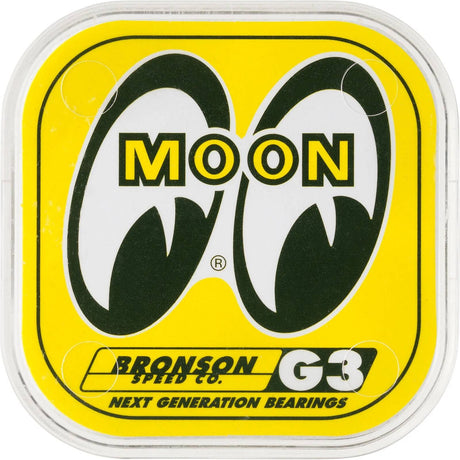 Bronson Speed Co. X Mooneyes Pro G3 Skateboard Bearings (Pack of 8)
