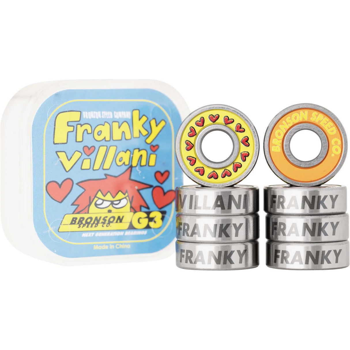 Bronson Speed Co. Franky Villani Pro G3 Bearings
