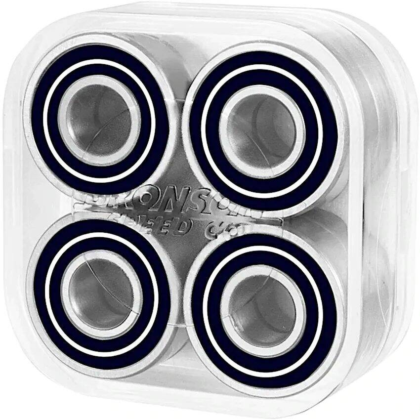 Bronson Speed Co. Erick Winkowski Pro G3 Skateboard Bearings - Black/White