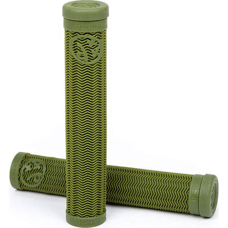BSD Dan Paley Slims BMX Grips - Surplus Green