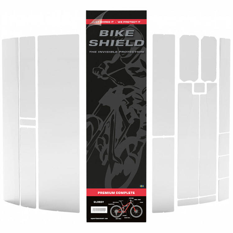 Bike Shield Premium Complete Kit Bike Protectors - Gloss