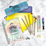 Friends Bumper Stationary Set Wallet - Tie Dye