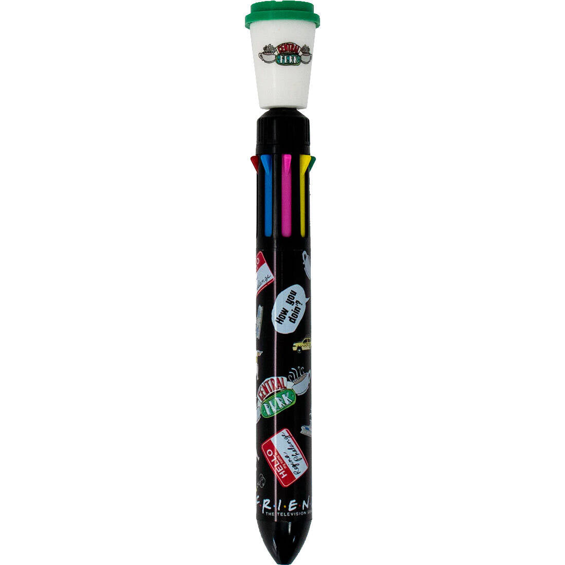 Friends Coffee Cup Topper 8 Colour Pen