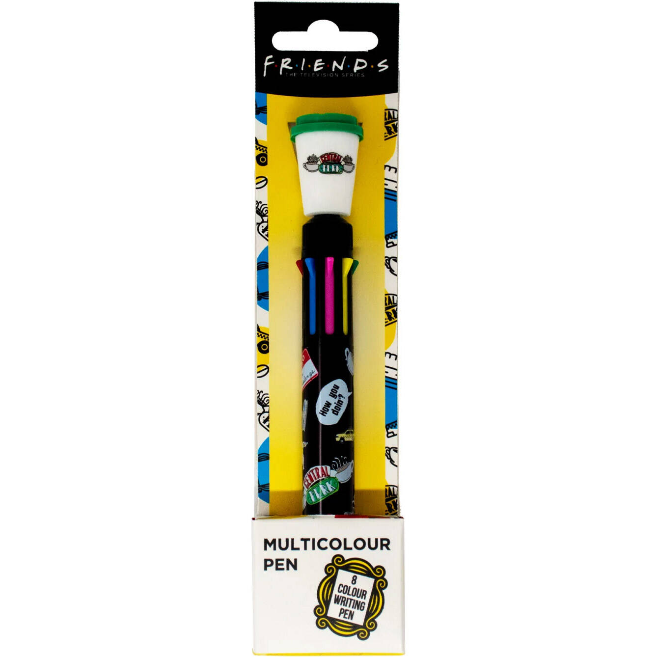 Friends Coffee Cup Topper 8 Colour Pen