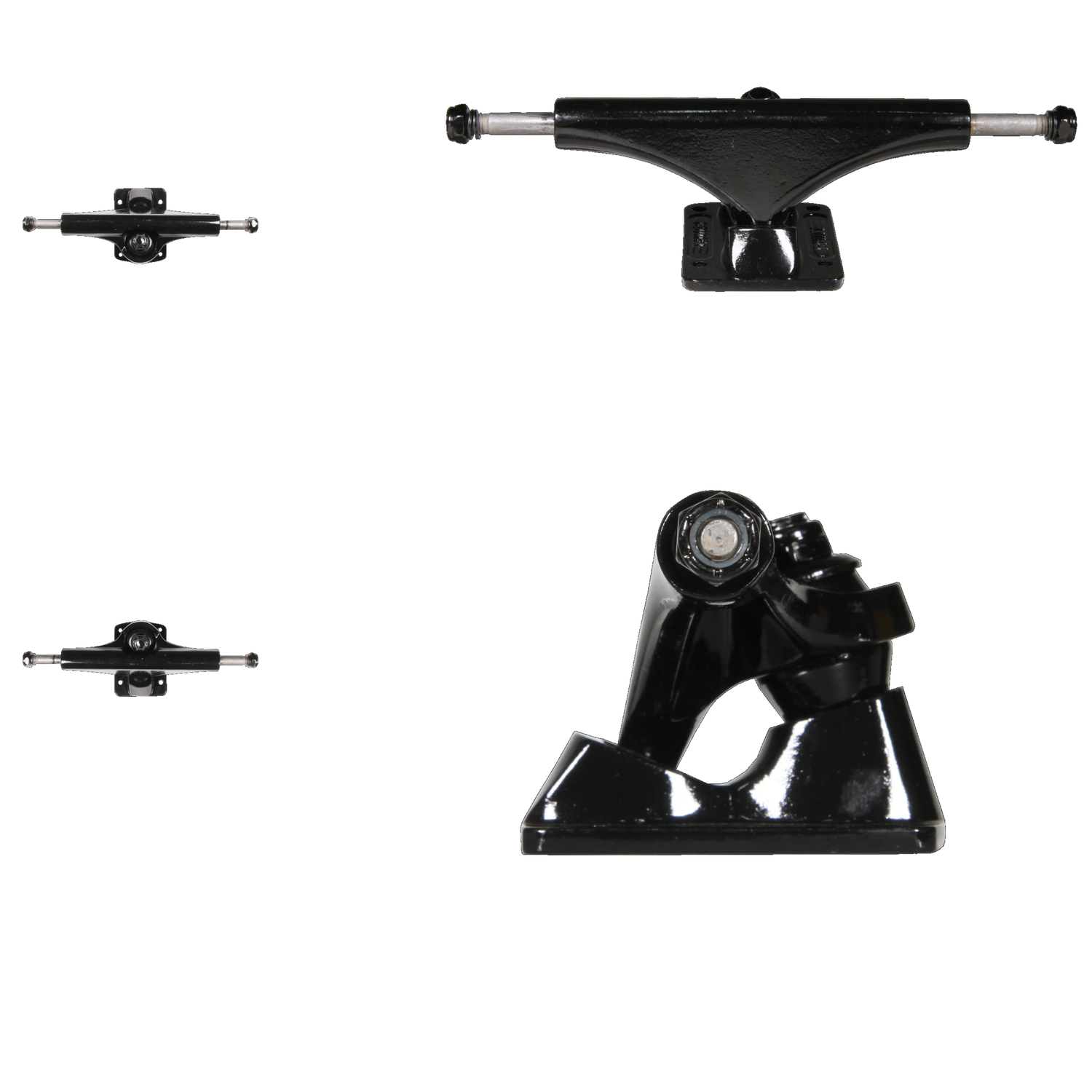 Bullet Skateboard Trucks - Black 140mm (Pair)