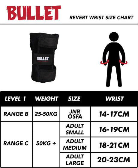 Bullet Revert Wrist Pads - Black