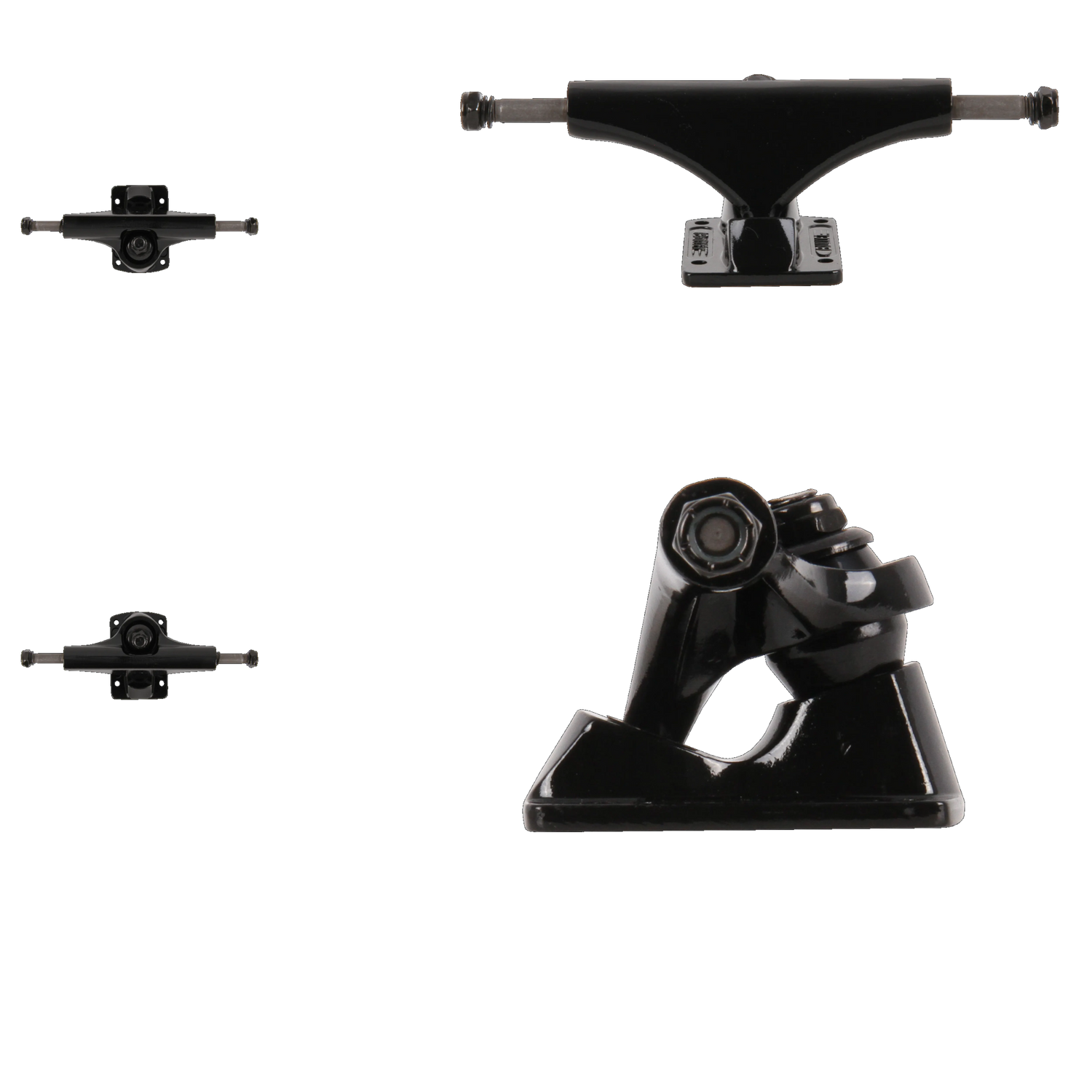 Bullet Skateboard Trucks - Black 150mm