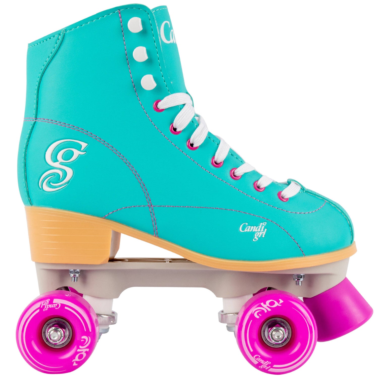 Candi Girl Sabina Quad Roller Skates - Mint/Purple