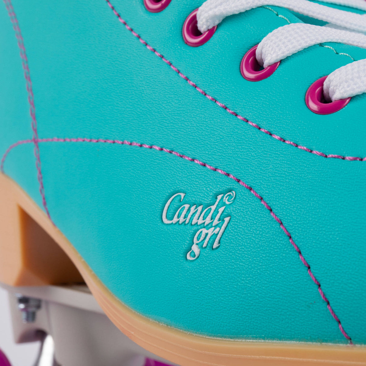 Candi Girl Sabina Quad Roller Skates - Mint/Purple